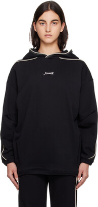 【 ADERERROR 】★Verif logo hoodie ADER error SSENSE Exclusive Blue Tape Logo Hoodie size